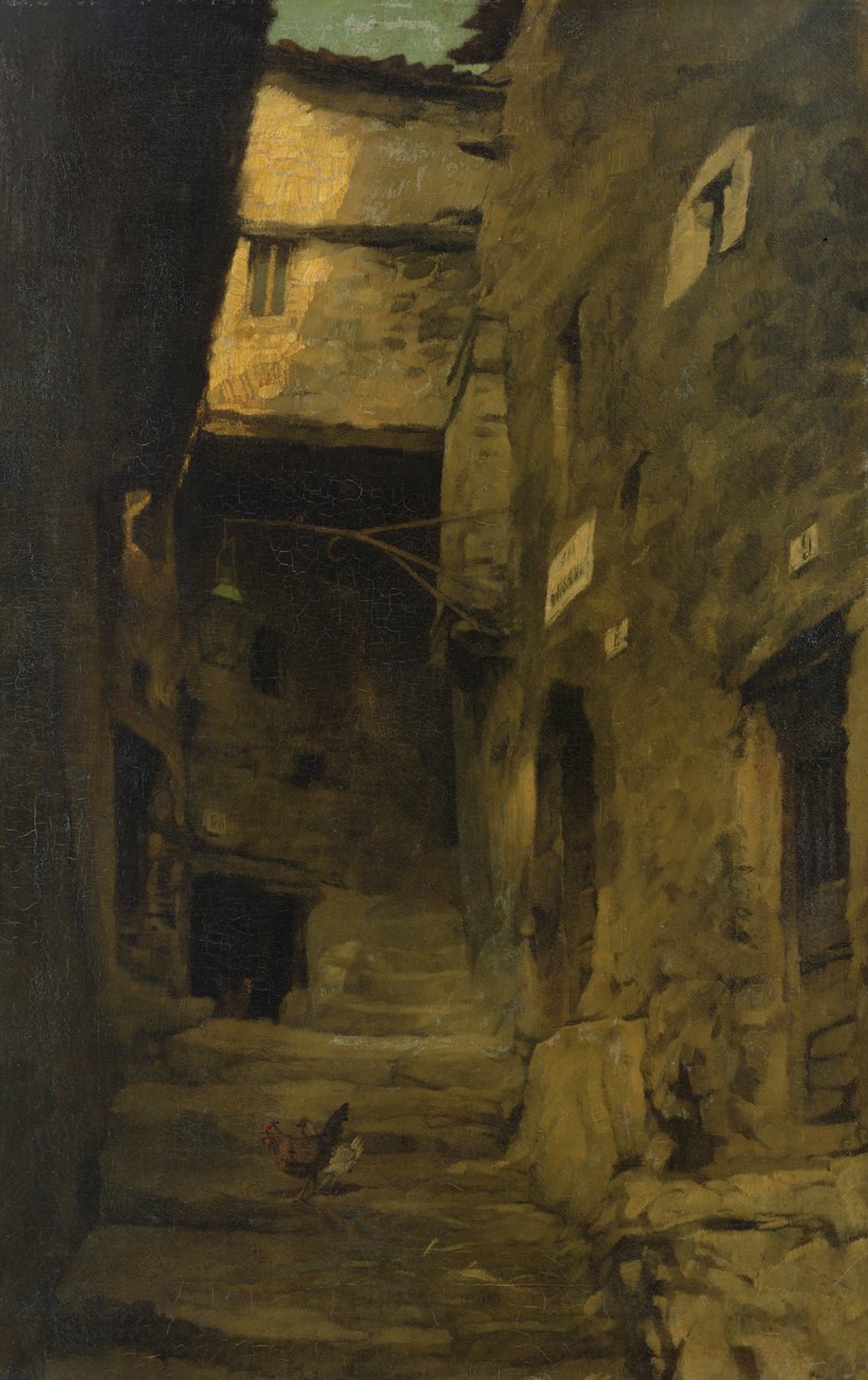 Strada a Olevano da Carl Schuch