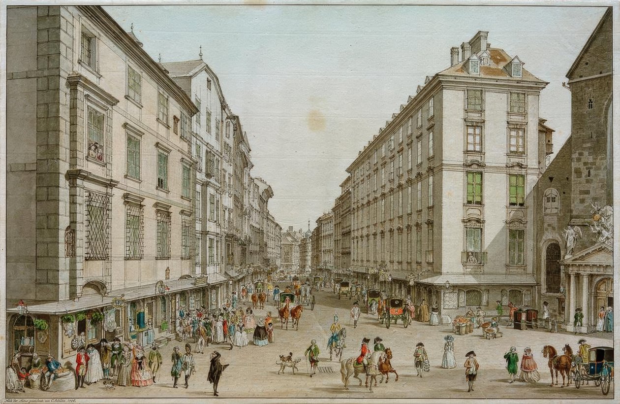 Il mercato del carbone a Vienna da Carl Schütz