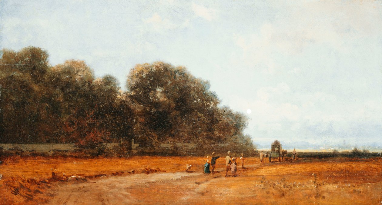 Al parco di Nymphenburg, Monaco da Carl Spitzweg