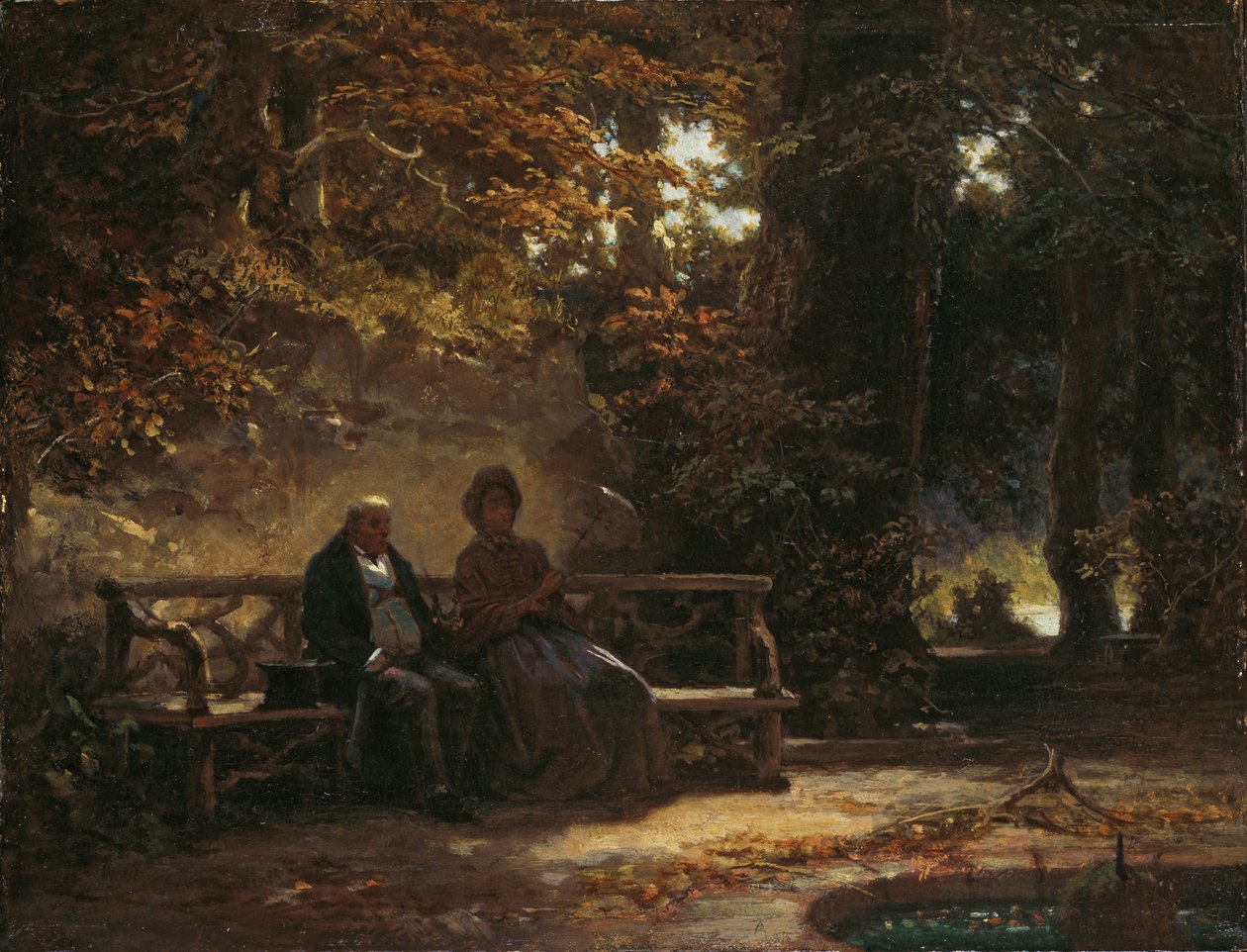 Passeggiatori a riposo da Carl Spitzweg