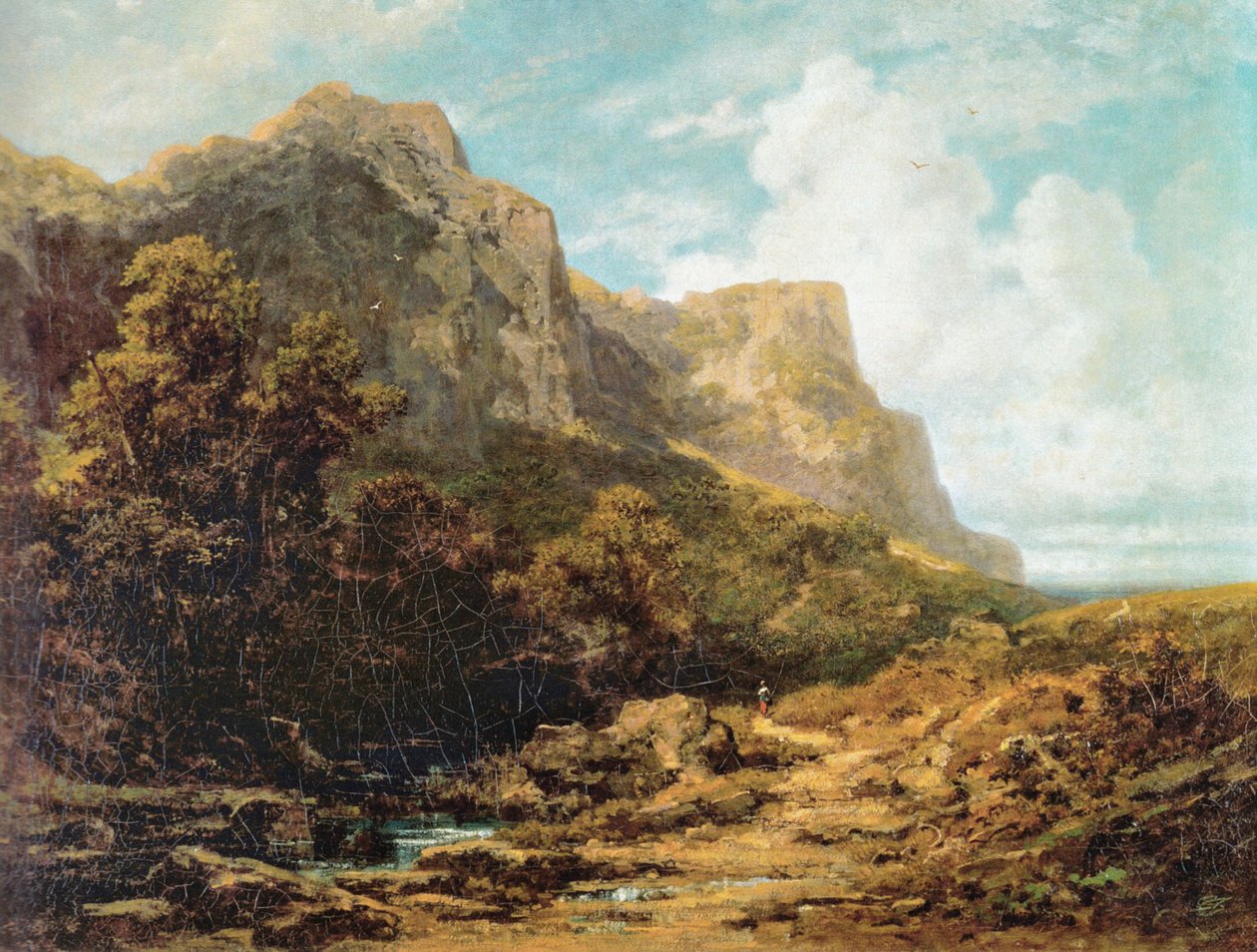 Paesaggio montano bavarese da Carl Spitzweg