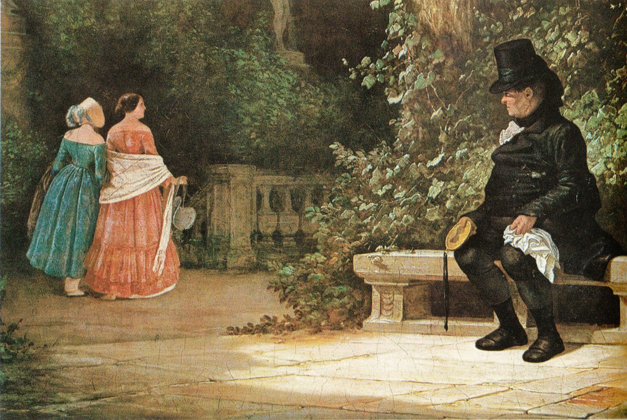 Il vedovo da Carl Spitzweg