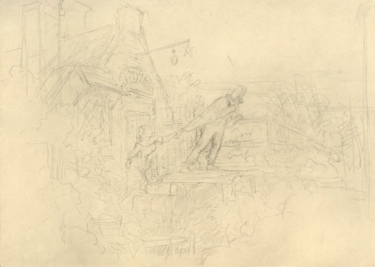 Der Zechpreller da Carl Spitzweg