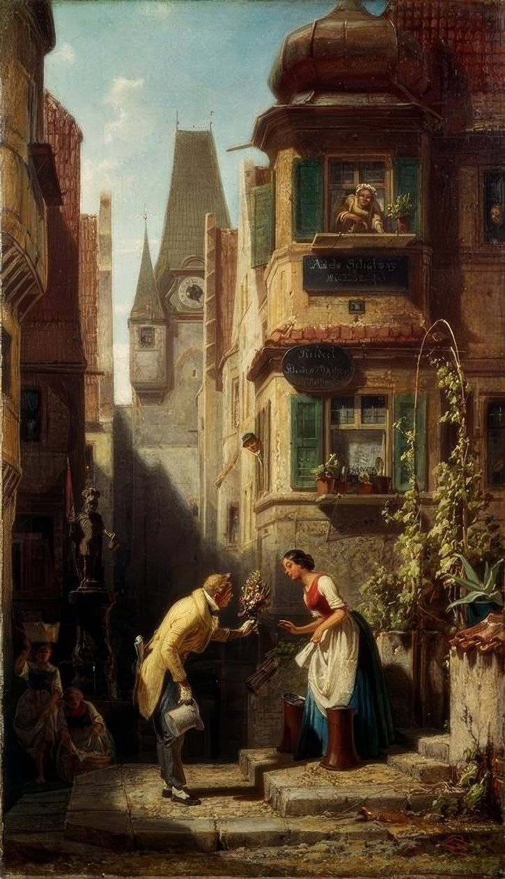 Il fidanzato eterno da Carl Spitzweg