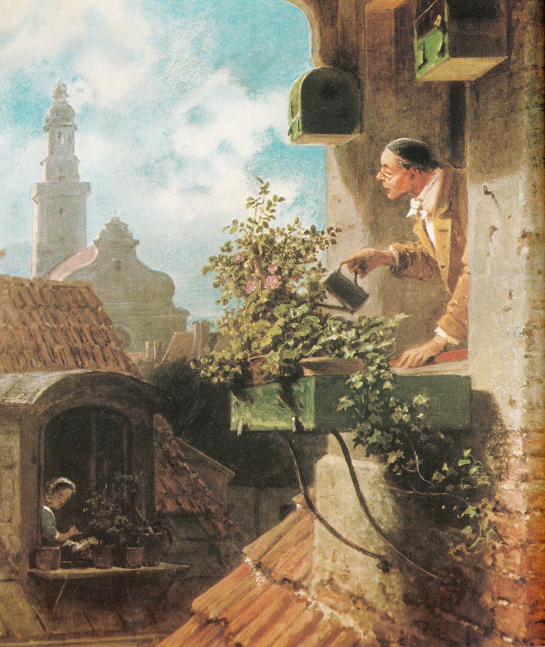 La soffitta da Carl Spitzweg