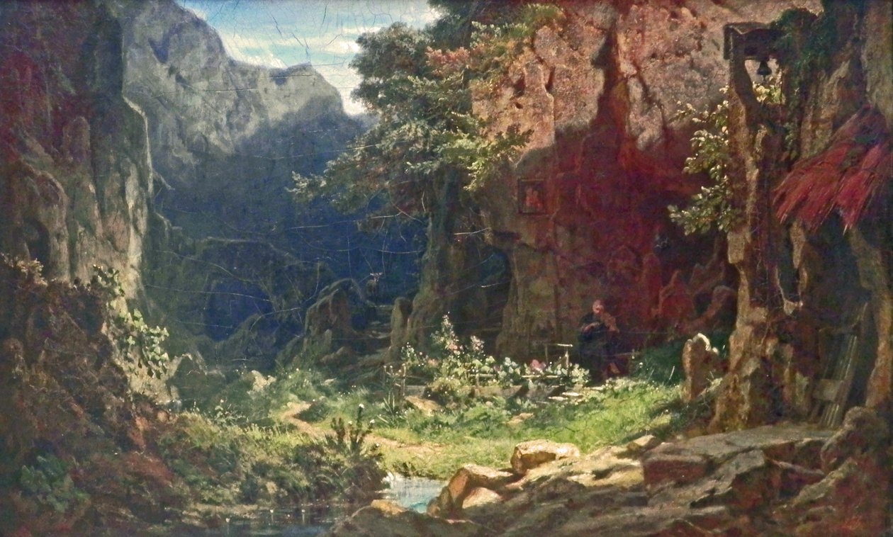 Un eremita da Carl Spitzweg