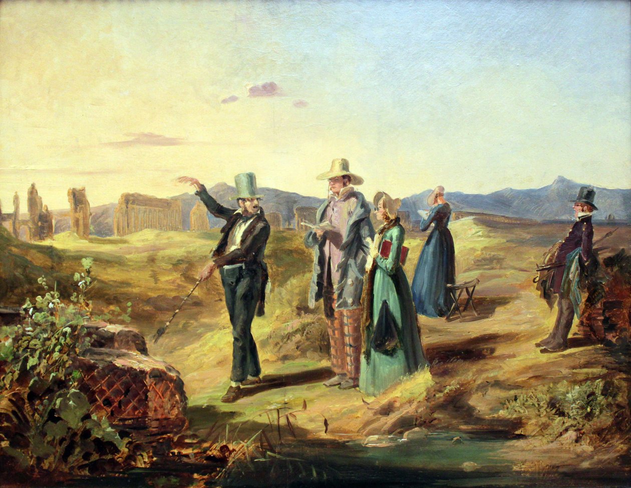 Inglesi nella Campagna da Carl Spitzweg