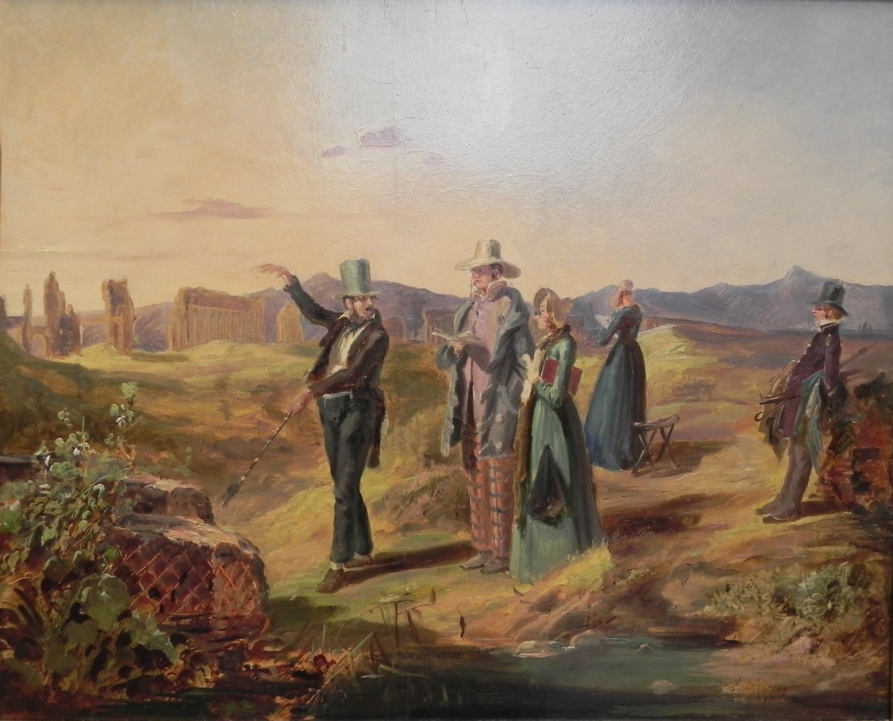 Turisti inglesi nella Campagna da Carl Spitzweg