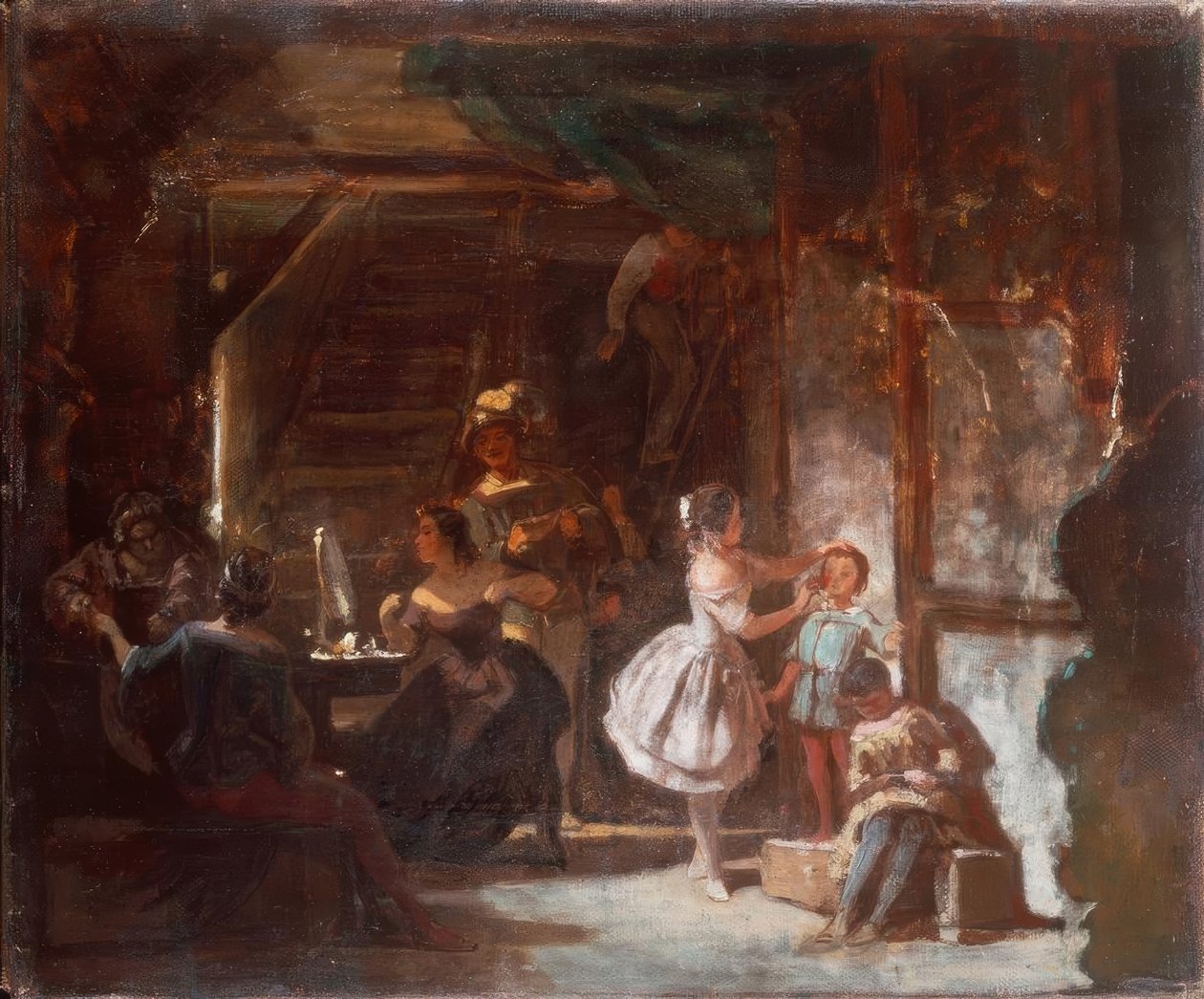 Dietro le quinte da Carl Spitzweg