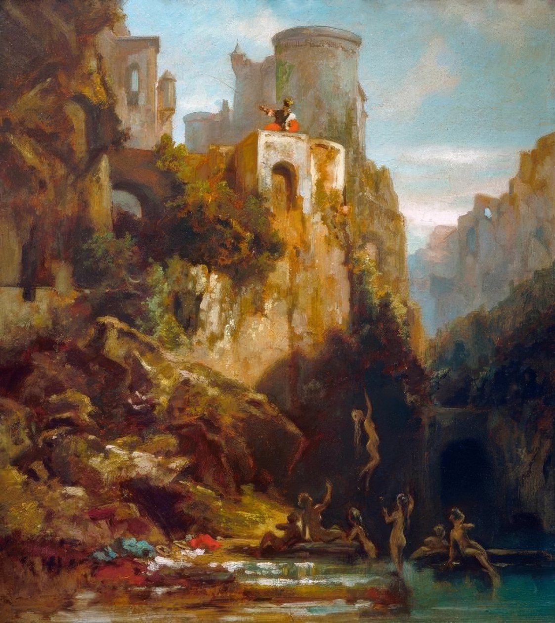 Cattura delle ninfe da Carl Spitzweg