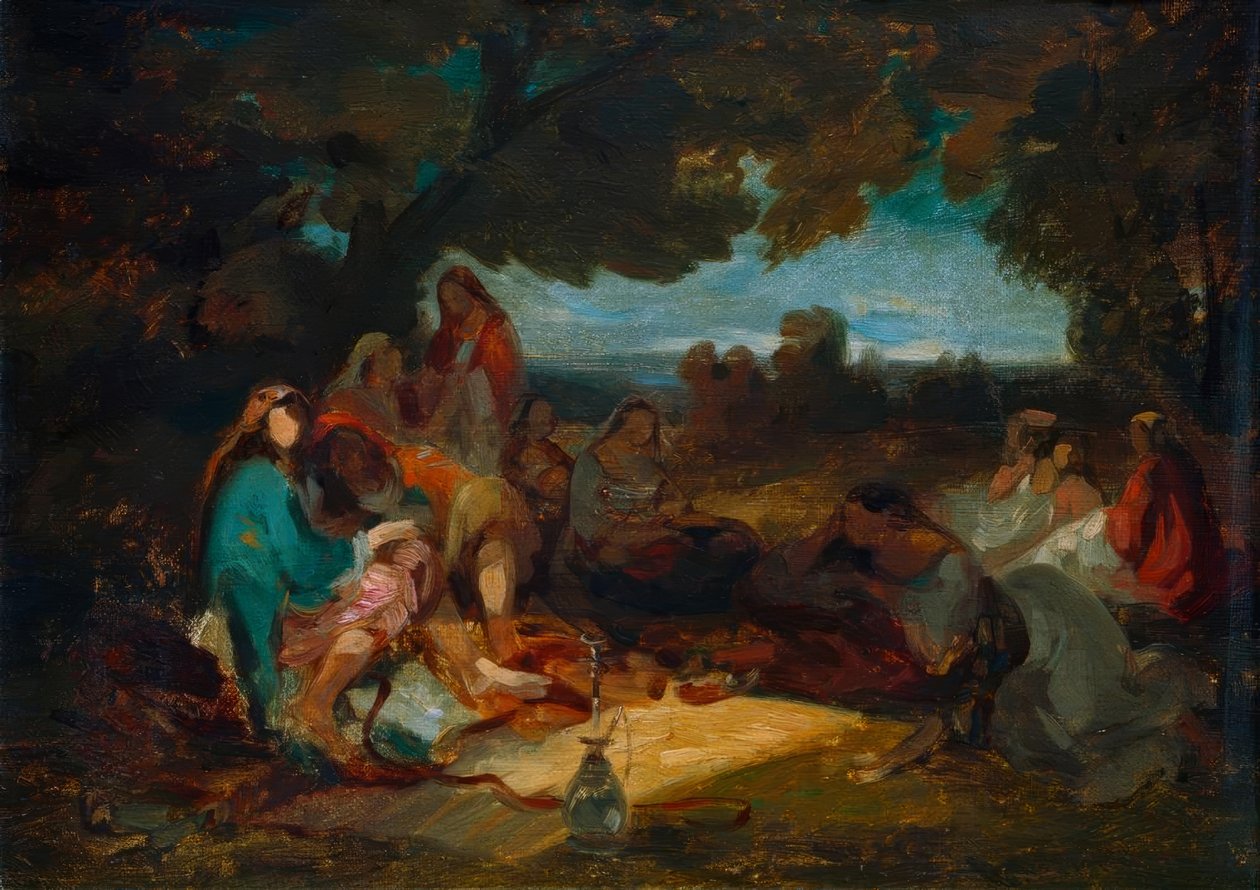 Società orientale da Carl Spitzweg