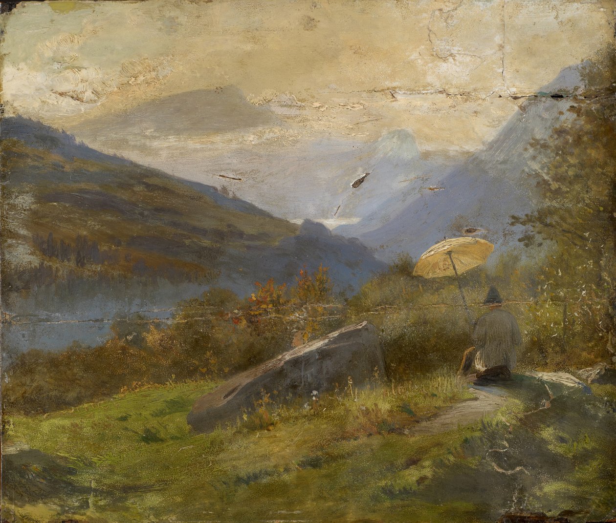 Il pittore, c.1860 da Carl Spitzweg