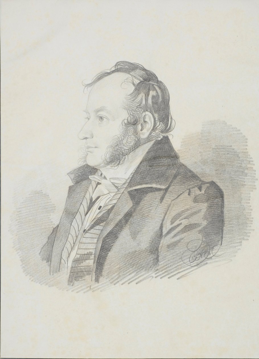 Ritratto di E.E. Jungcurt da Carl von Hampeln