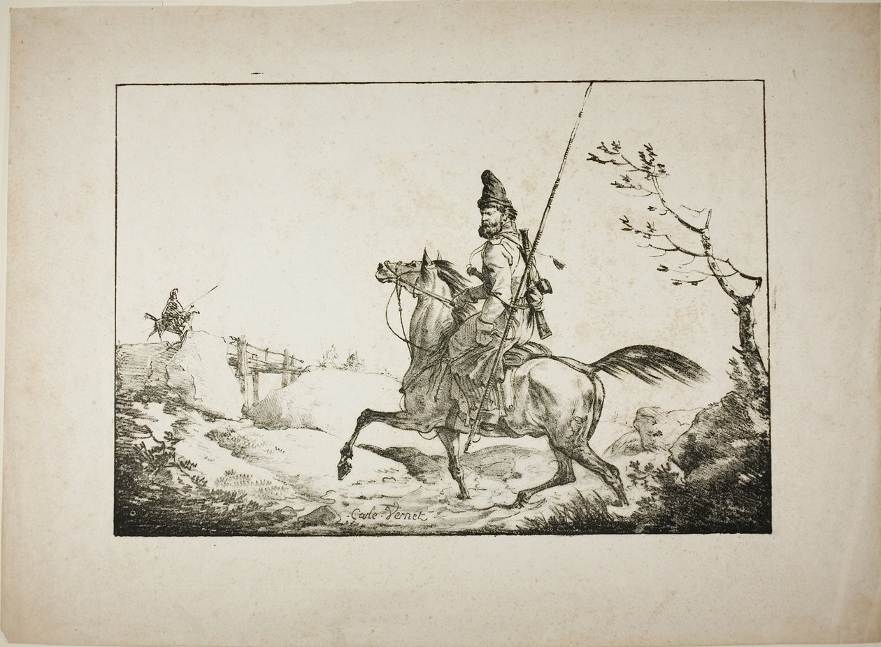 Un cosacco da Carle Vernet