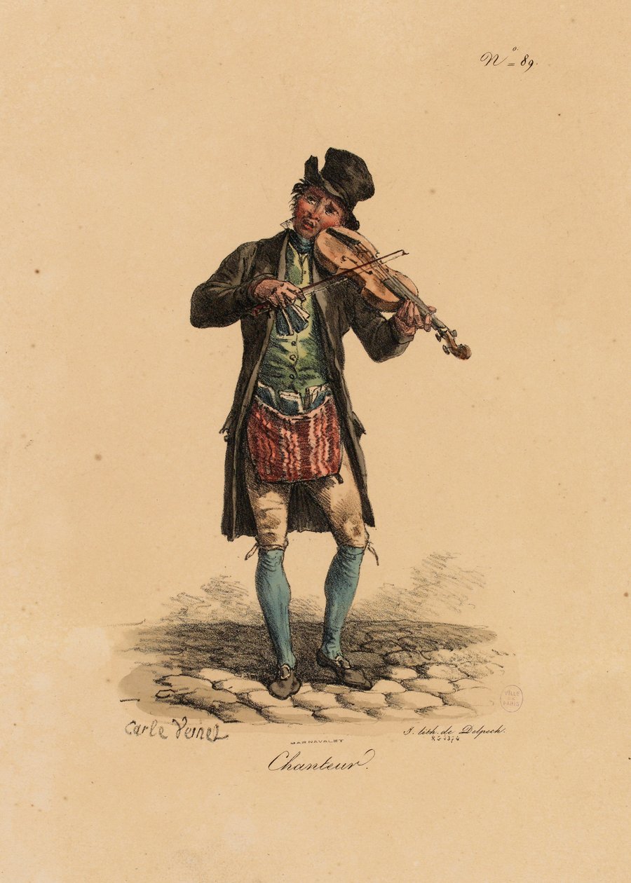 Cantante di strada da 