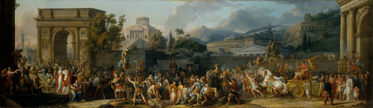 Il trionfo di Emilio Paolo, 1789 da Carle Vernet