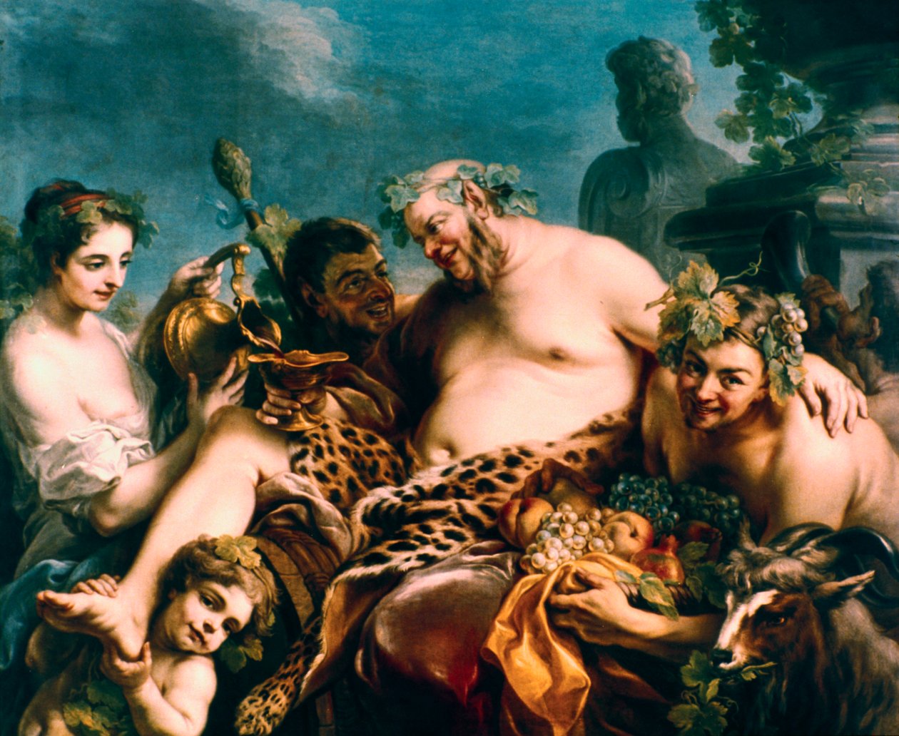 Silenus ubriaco da Carle van Loo