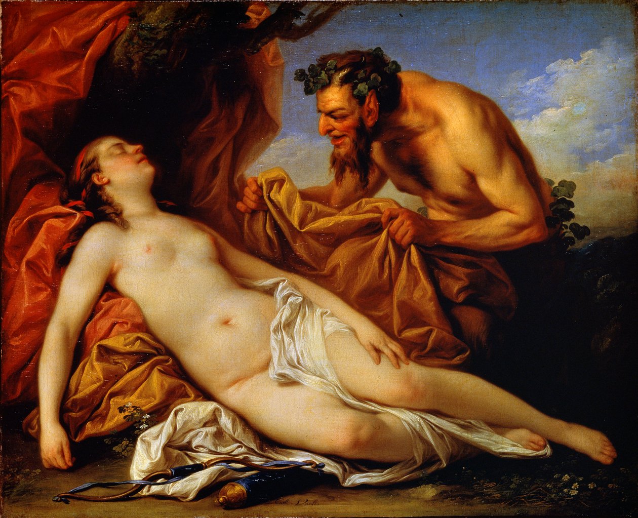 Giove e Antiope da Carle van Loo