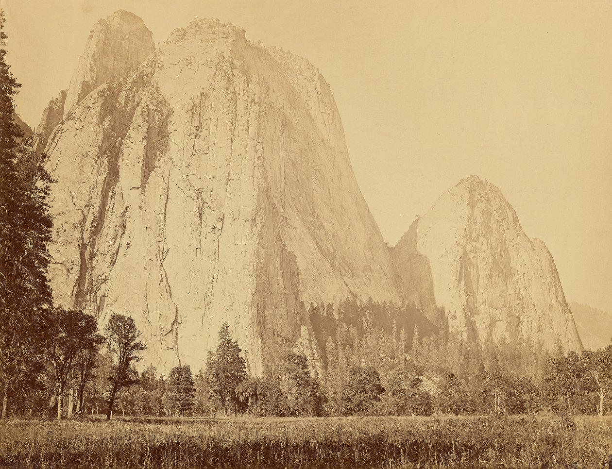 [Cathedral Rocks, 2600 piedi di altezza] da Carleton Watkins