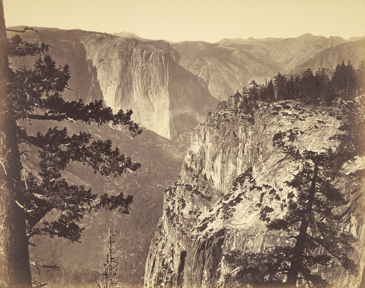 [Prima vista della valle] da Carleton Watkins