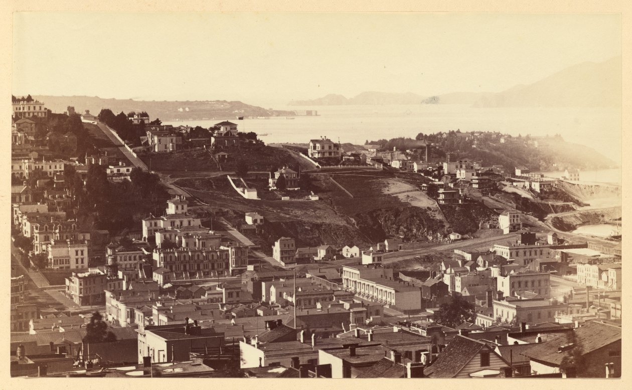 [Golden Gate da Telegraph Hill, S.F.] da Carleton Watkins