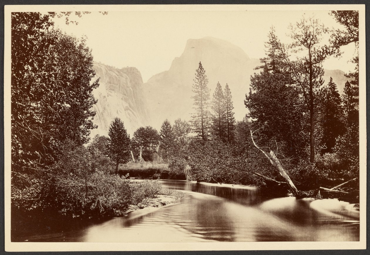 "Half Dome - Yosemite" da Carleton Watkins