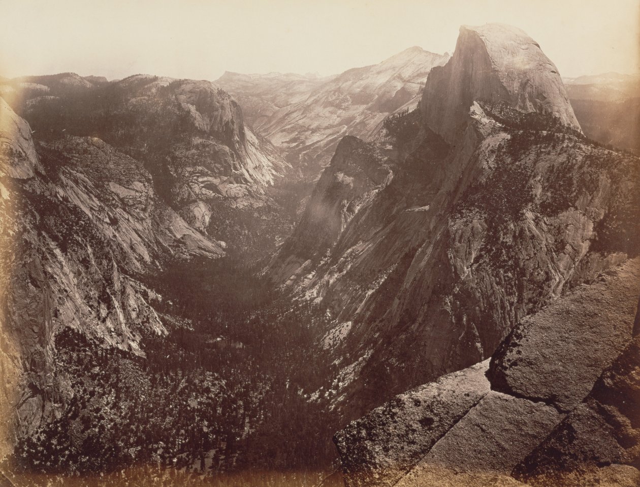 [Half Dome da Glacier Point] da Carleton Watkins