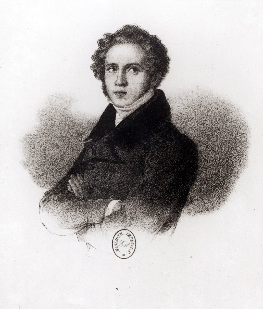 Ritratto di Vincenzo Bellini, inciso da Alessandro Focosi da Carlo Arienti