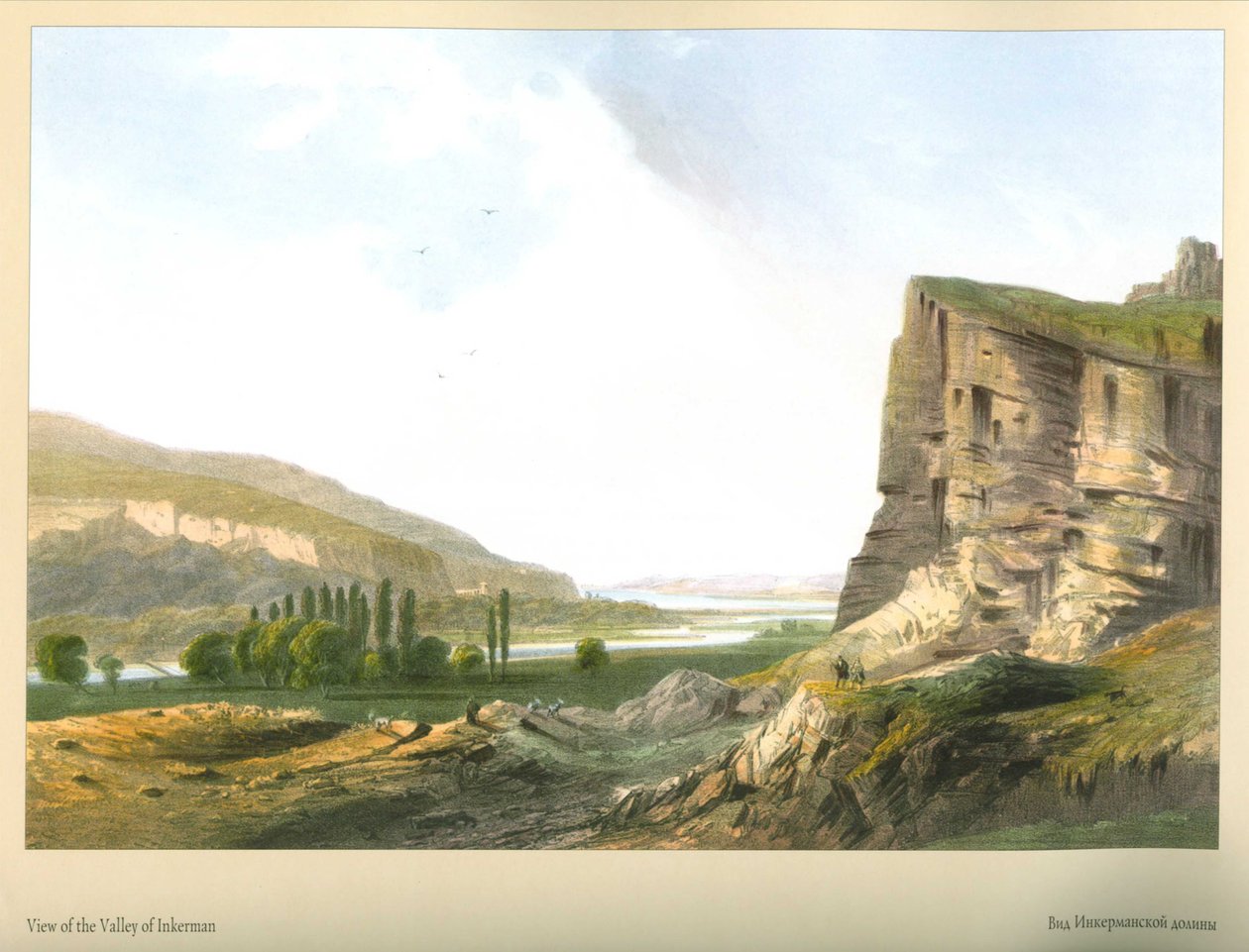 Veduta della valle di Inkerman da Carlo Bossoli