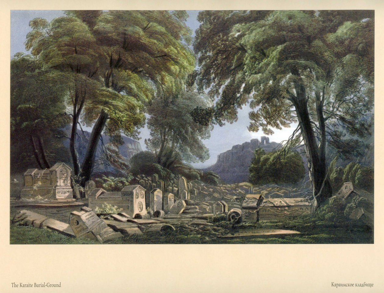 Carlo Bossoli. Cimitero caraita da Carlo Bossoli