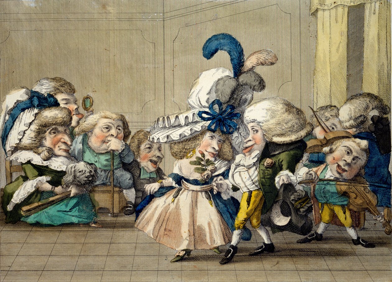 Il ballo, c.1790 da Carlo Lasinio