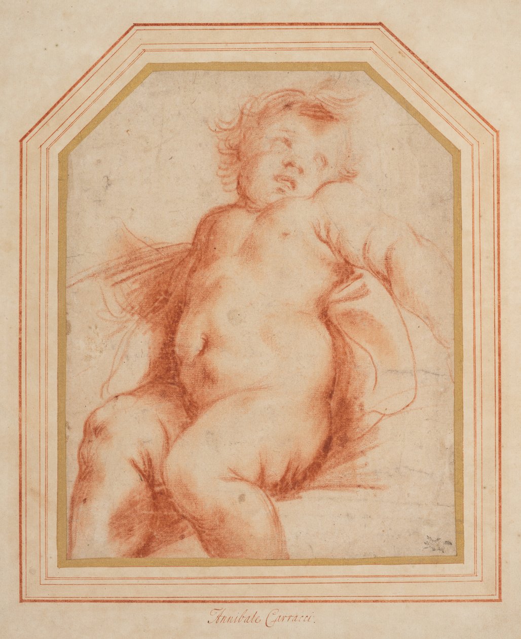Neonato nudo da Carlo (attr. to) Cignani