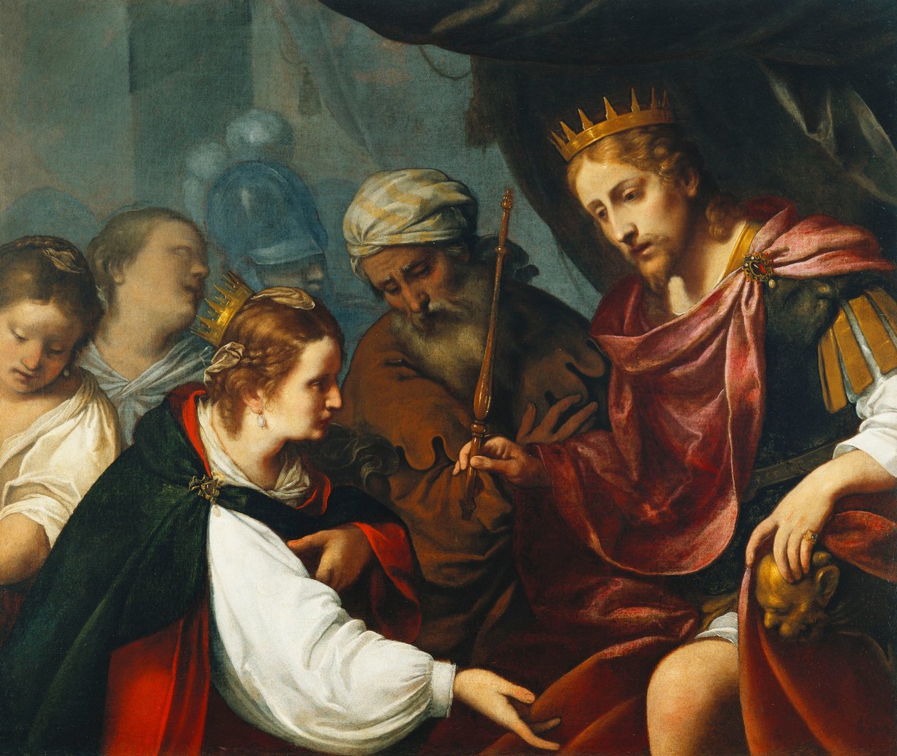 Ester davanti ad Assuero da Carlo Ceresa