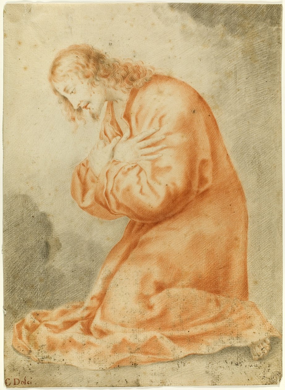 Cristo in ginocchio da Carlo Dolci