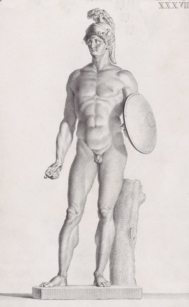 Statua di Marte, 1734 da Carlo Gregori