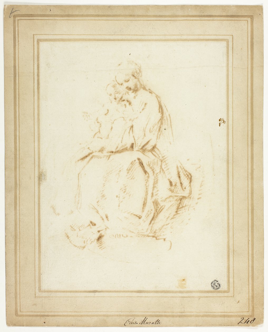 Madonna con Bambino da Carlo Maratti