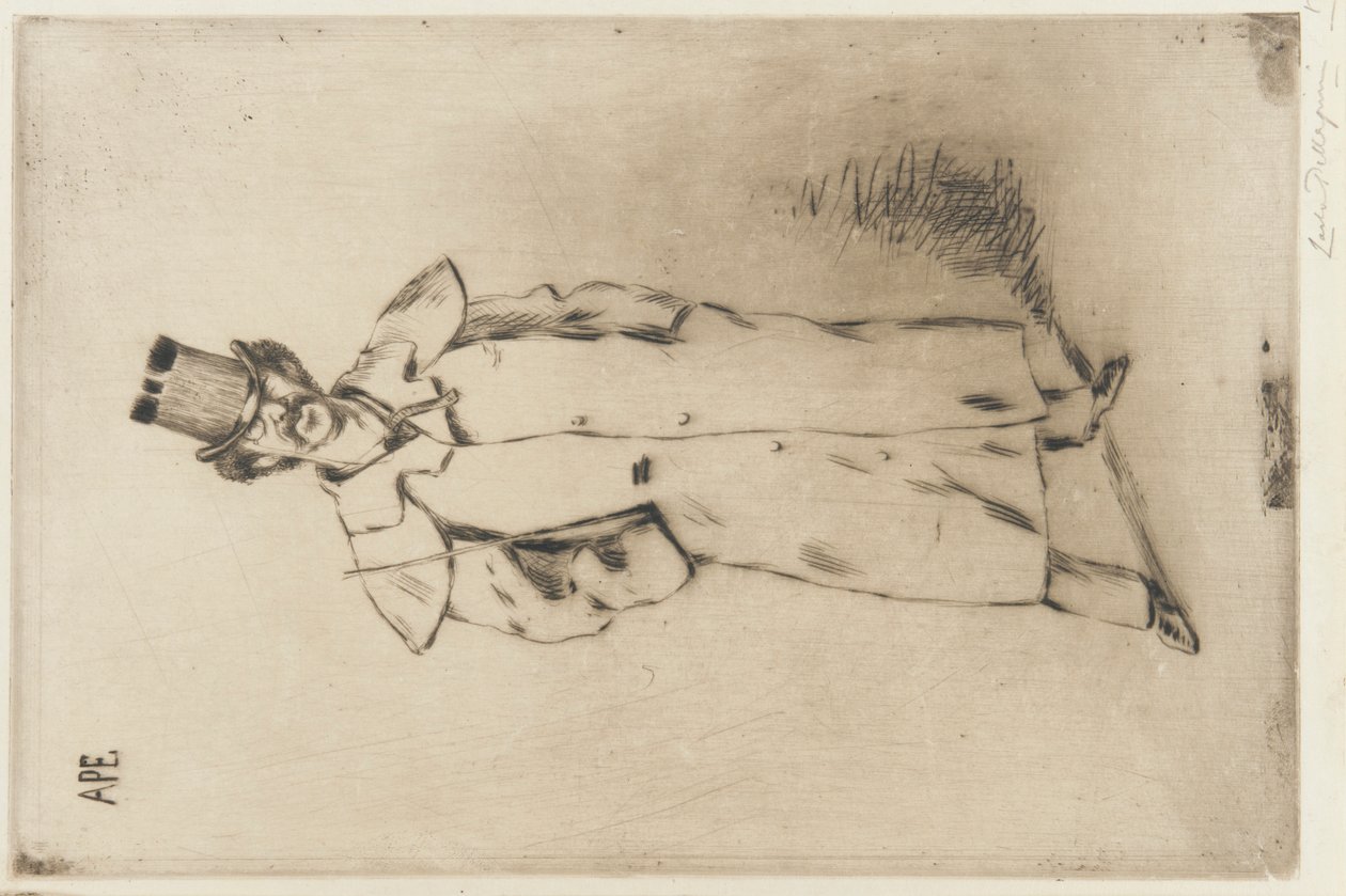 Ritratto di Whistler da Carlo Pellegrini