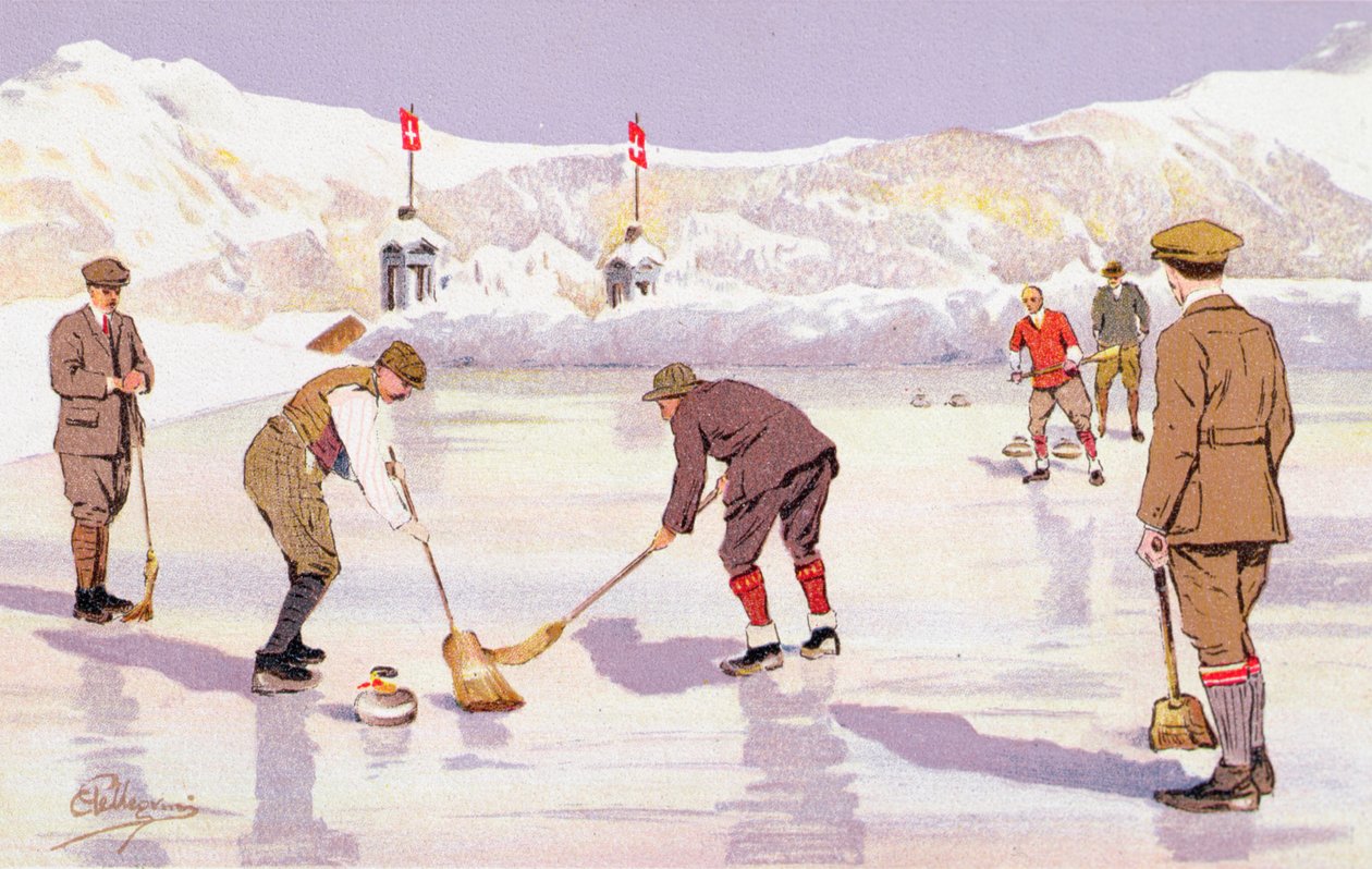 La pista di curling da Carlo Pellegrini