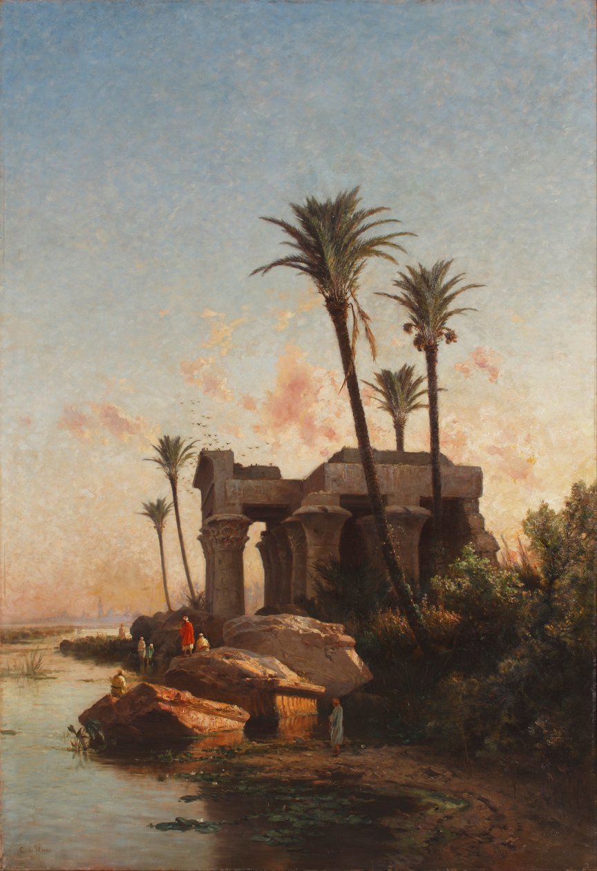 Paesaggio egiziano da Carlos de Haes