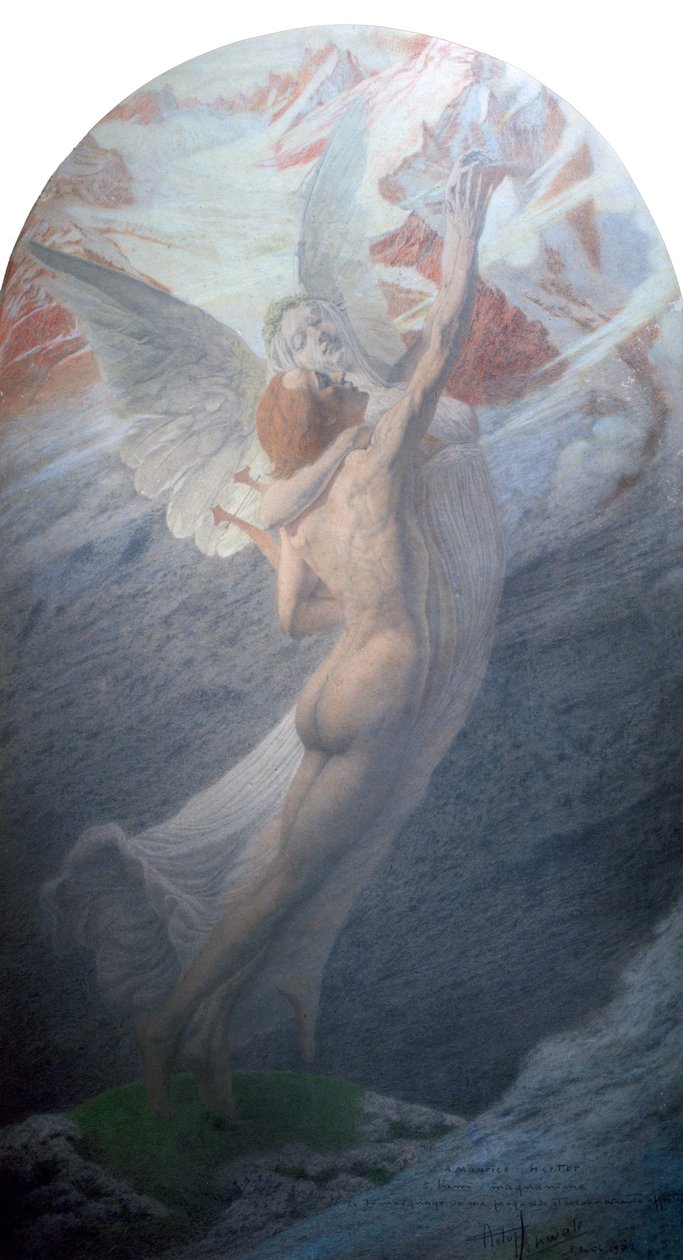 Ispirazione, 1902 da Carlos Schwabe