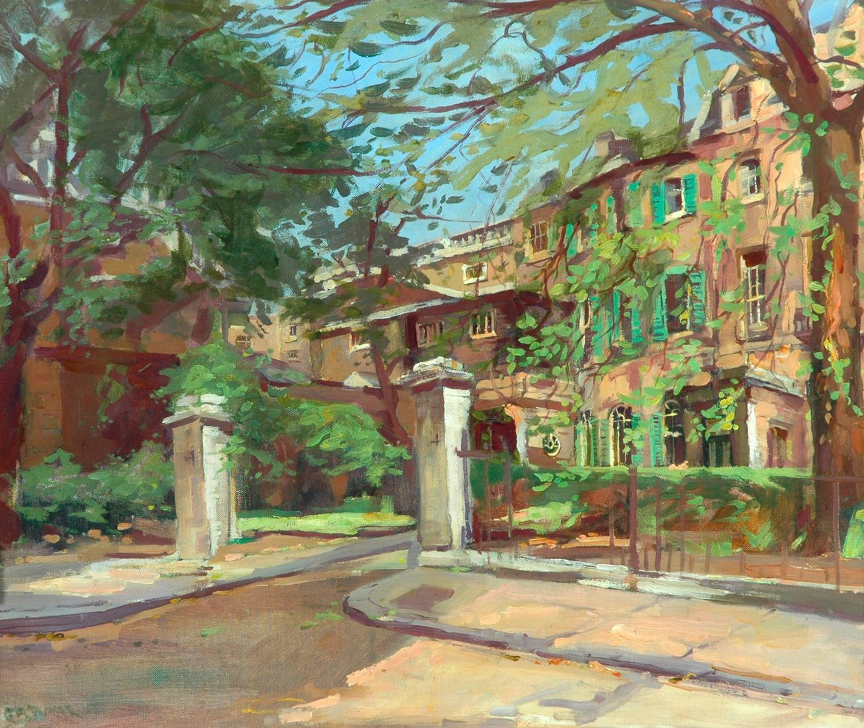 Londra che Scompare: Montague Place, Whitehall Gardens da Caroline Matilda Baker