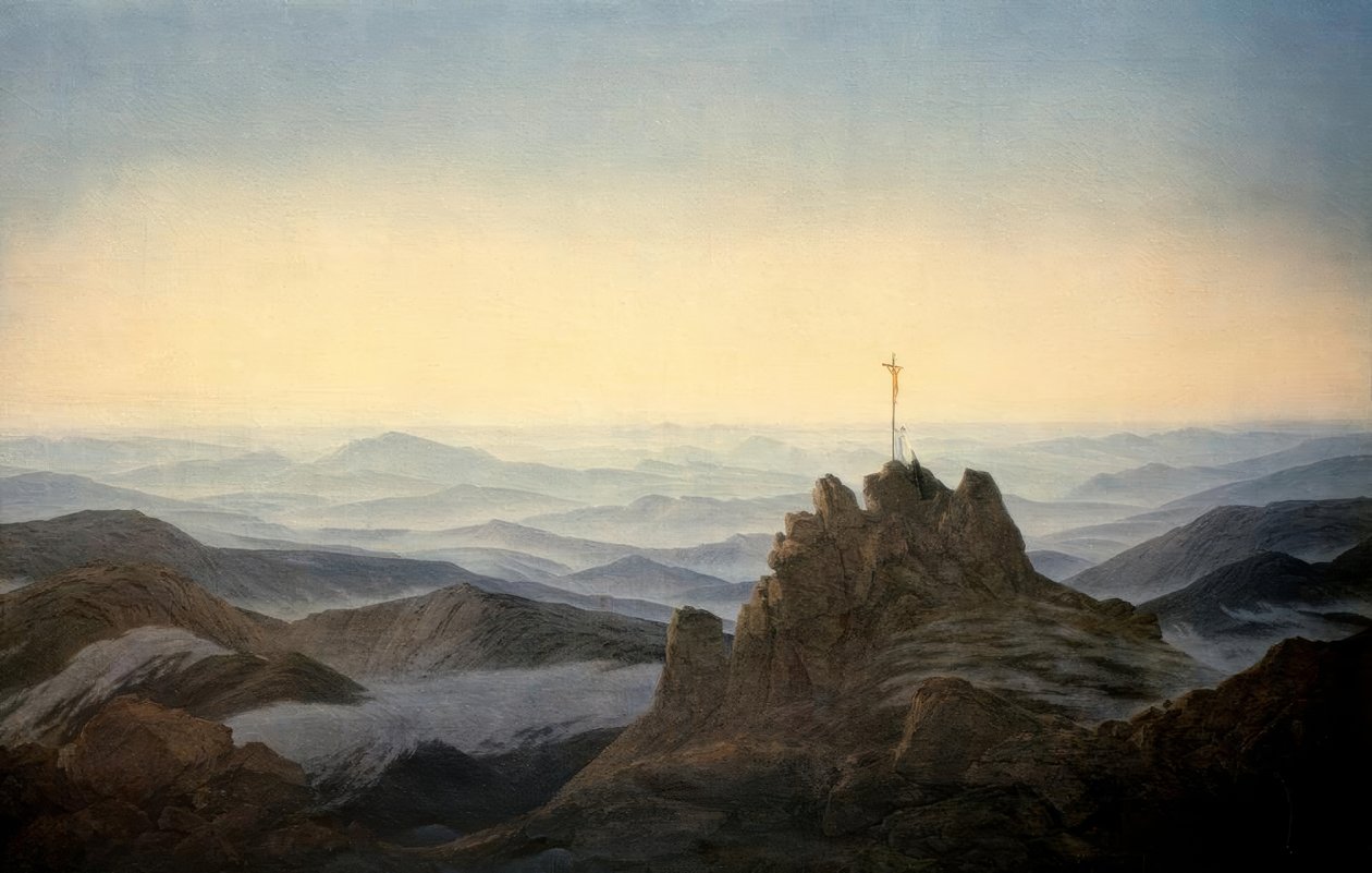 Mattina nei Monti dei Giganti da Caspar David Friedrich