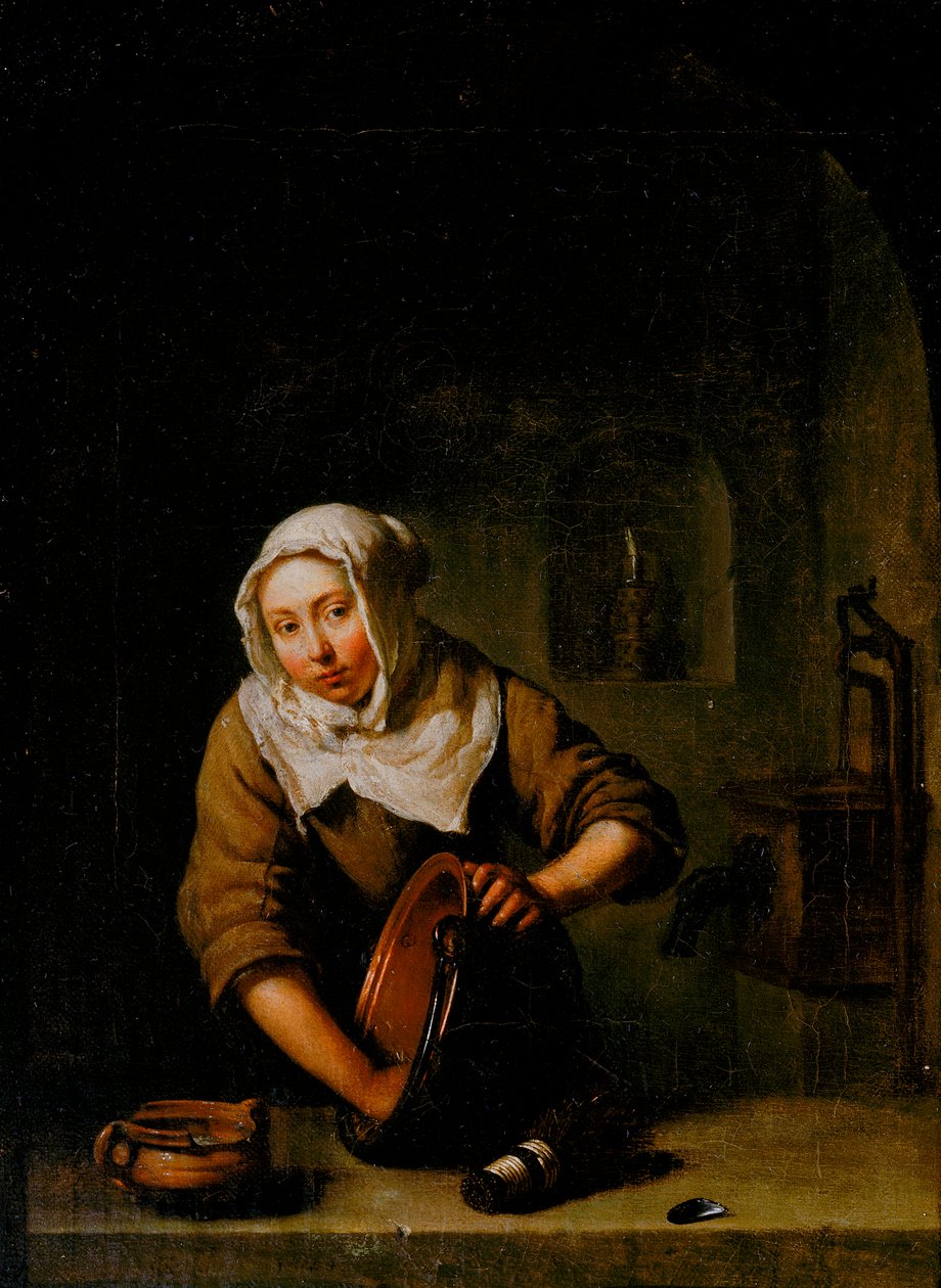 Il cuoco da Caspar Netscher