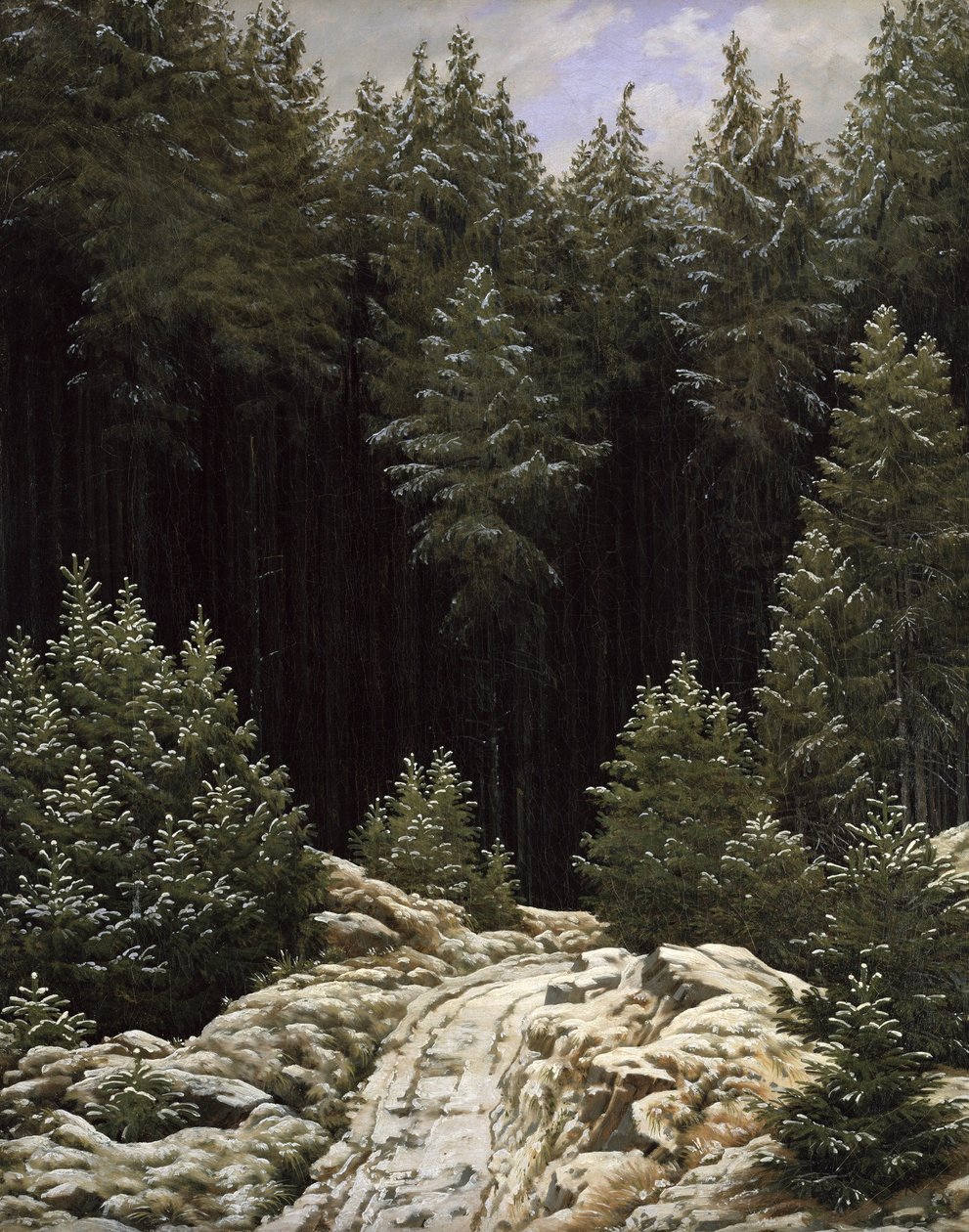 Neve precoce da Caspar David Friedrich