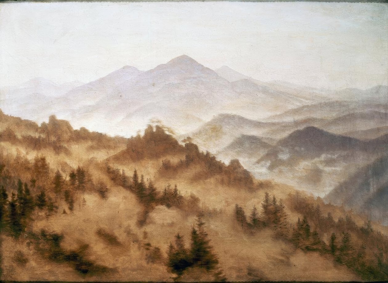 Paesaggio montano da Caspar David Friedrich
