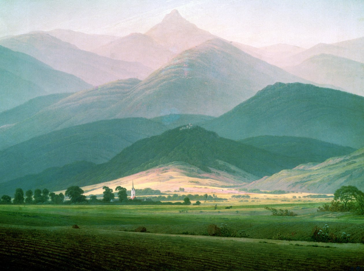 Paesaggio nei Monti dei Giganti da Caspar David Friedrich