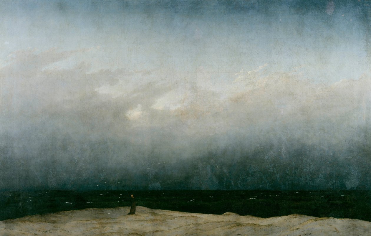 Il monaco in riva al mare, 1808-1810 da Caspar David Friedrich