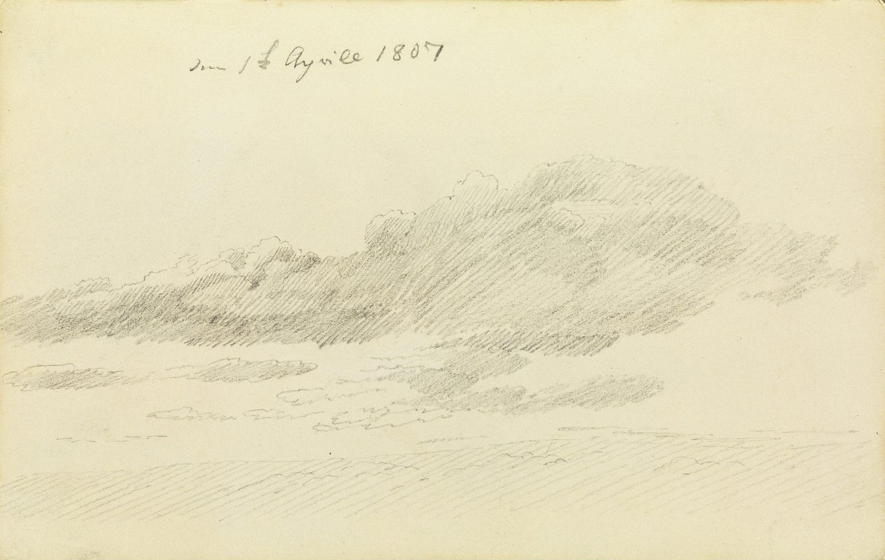 Studio sul cloud da Caspar David Friedrich