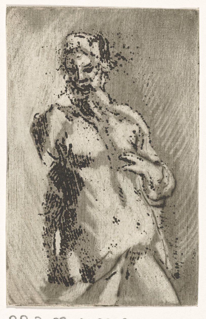 Torso di uomo nudo da Caspar Jacobsz. Philips