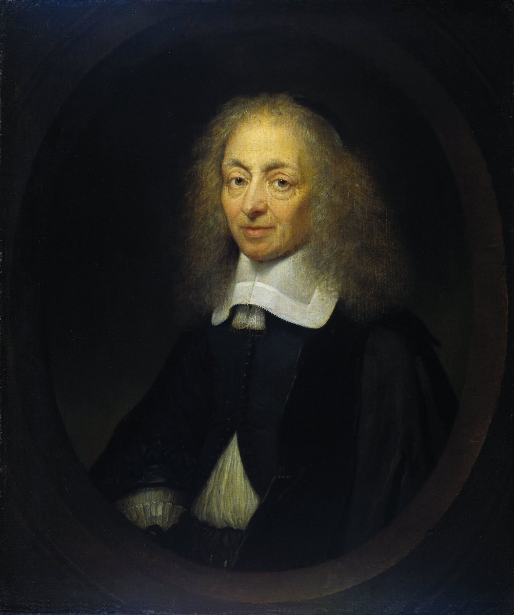 Ritratto di Constantijn Huygens (1596-1687) da Caspar Netscher
